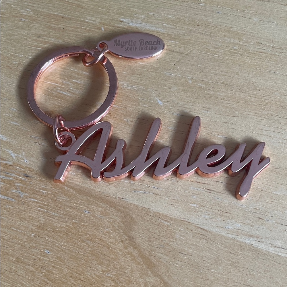 Rose gold colored ‘Ashley’ keychain